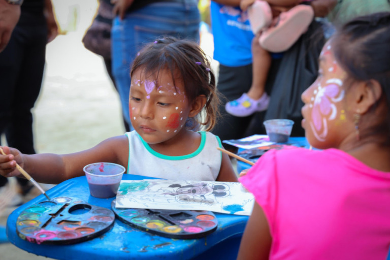 El «Break Dipred» llega por primera vez a Guna Yala y lleva esparcimiento a más de 300 niños y jóvenes